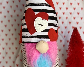 Valentines Day, Valentines Gift, Valentines Gnome, Love Gnome, February Gnome, Plush Toy, Home Decor