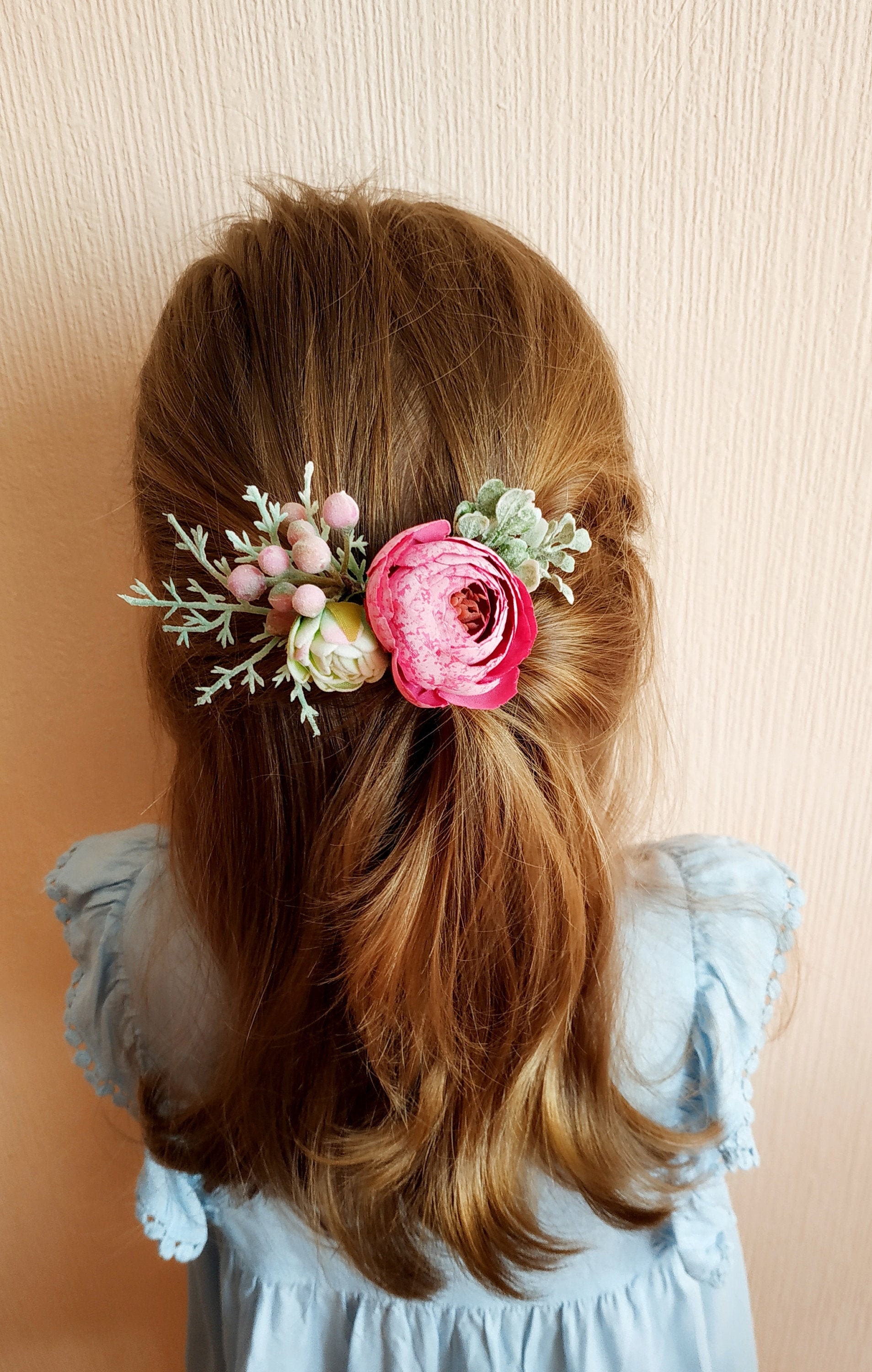 Pink hair comb for Baby Toddler Girls Small hair comb with Etsy