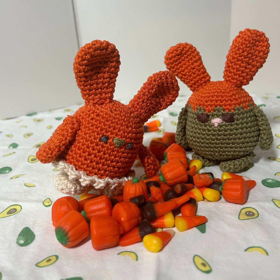 Pumpkin Patch Rabbits Etsy