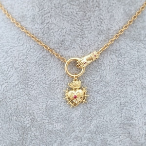 Cuore Sette Spade Madonna Addolorata Necklace