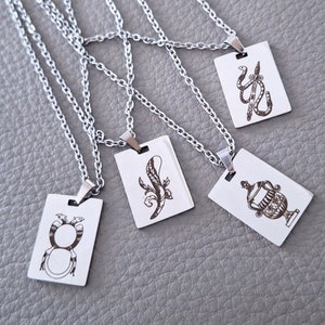 As de baguettes, collier briscola italien gibier, bijoux Scopa