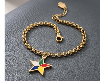 Druze Faith Star Bracelet in Waterproof Stainless Steel