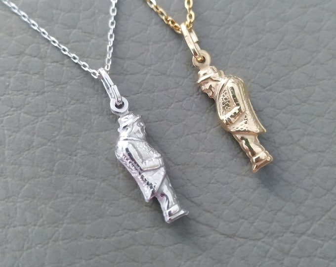 Gobbo Hunchback of Notre Dame Pendant, 925 Sterling Silver Italian ...