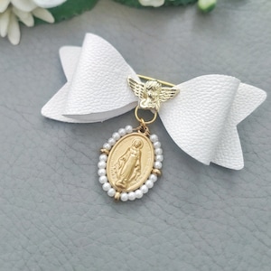 Schutzengel Pin, große Baby Krippe hängend, wunderbarer Medaillen Anhänger, Taufe Geschenk