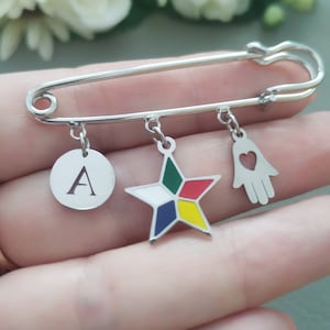 Druze Star Pin, Druze Faith Jewelry Gifts