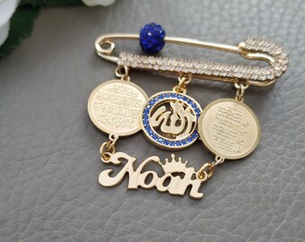 Bijoux Musulmans Pour Bebes Protection Duas Allah Ayatul Etsy France