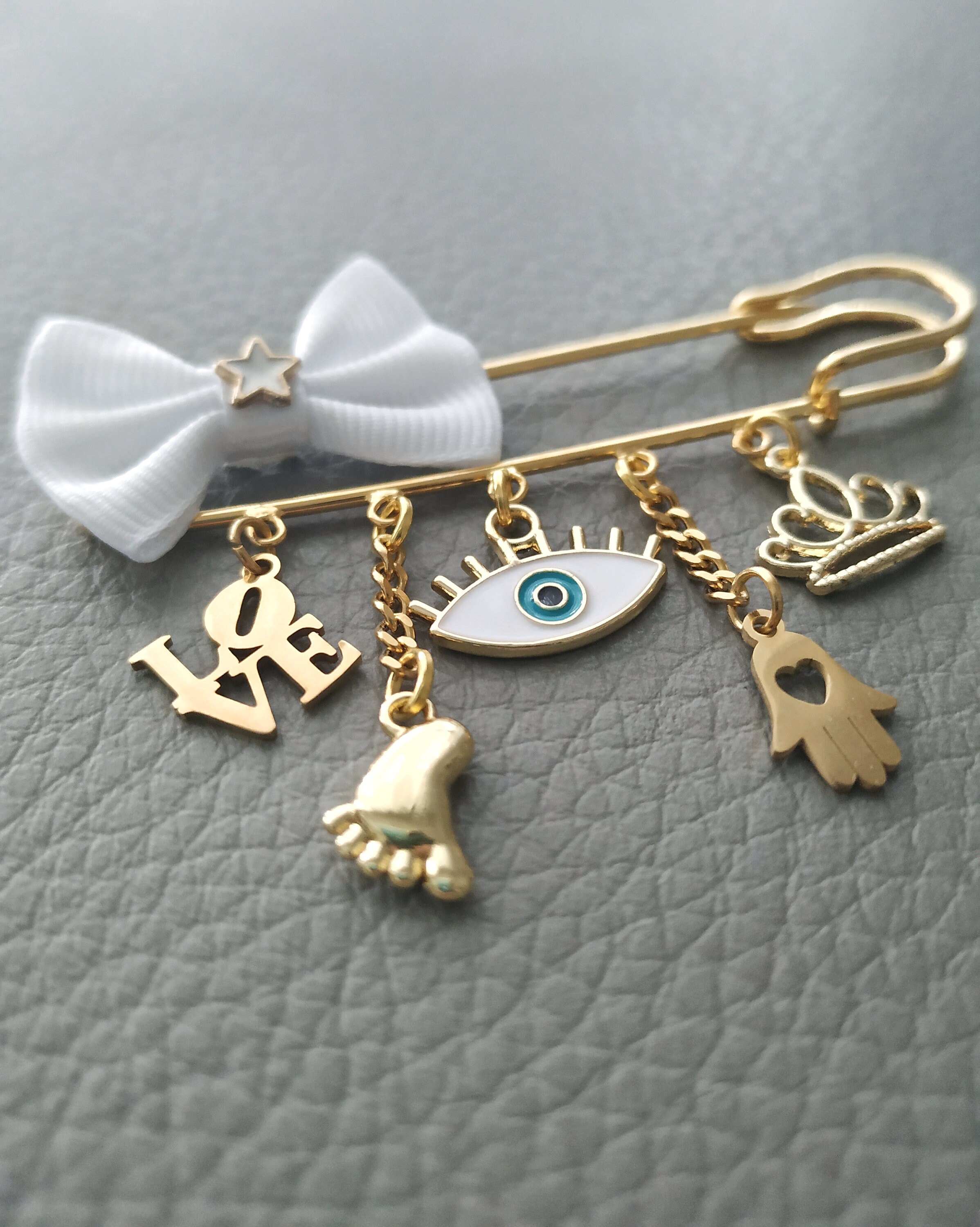 Evil eye stroller best sale pin