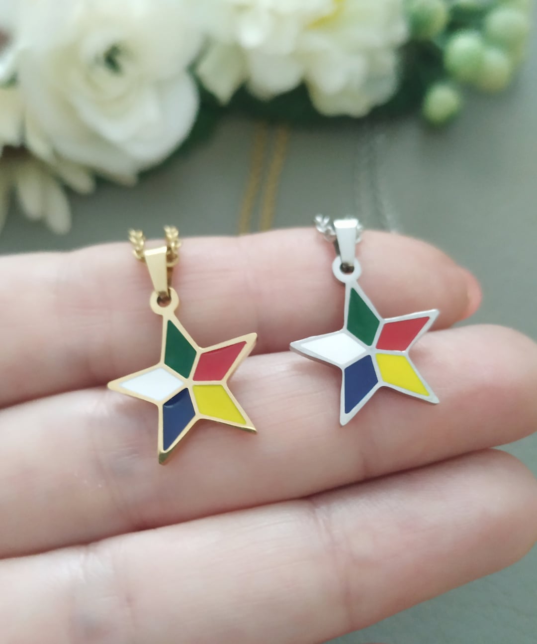 Druze Faith Jewellery 5 Point Star Etsy