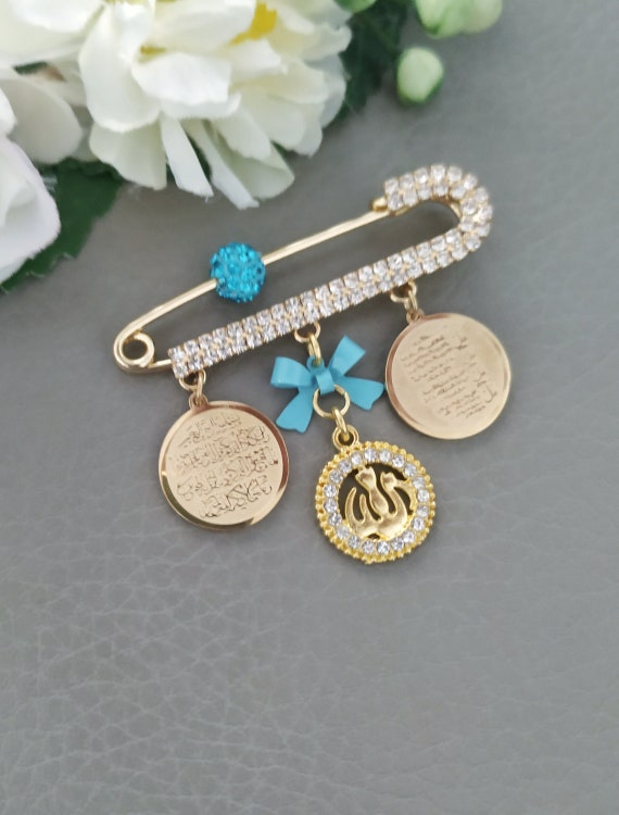 Muslim Jewellery For Babies Protection Duas Allah Ayatul Etsy