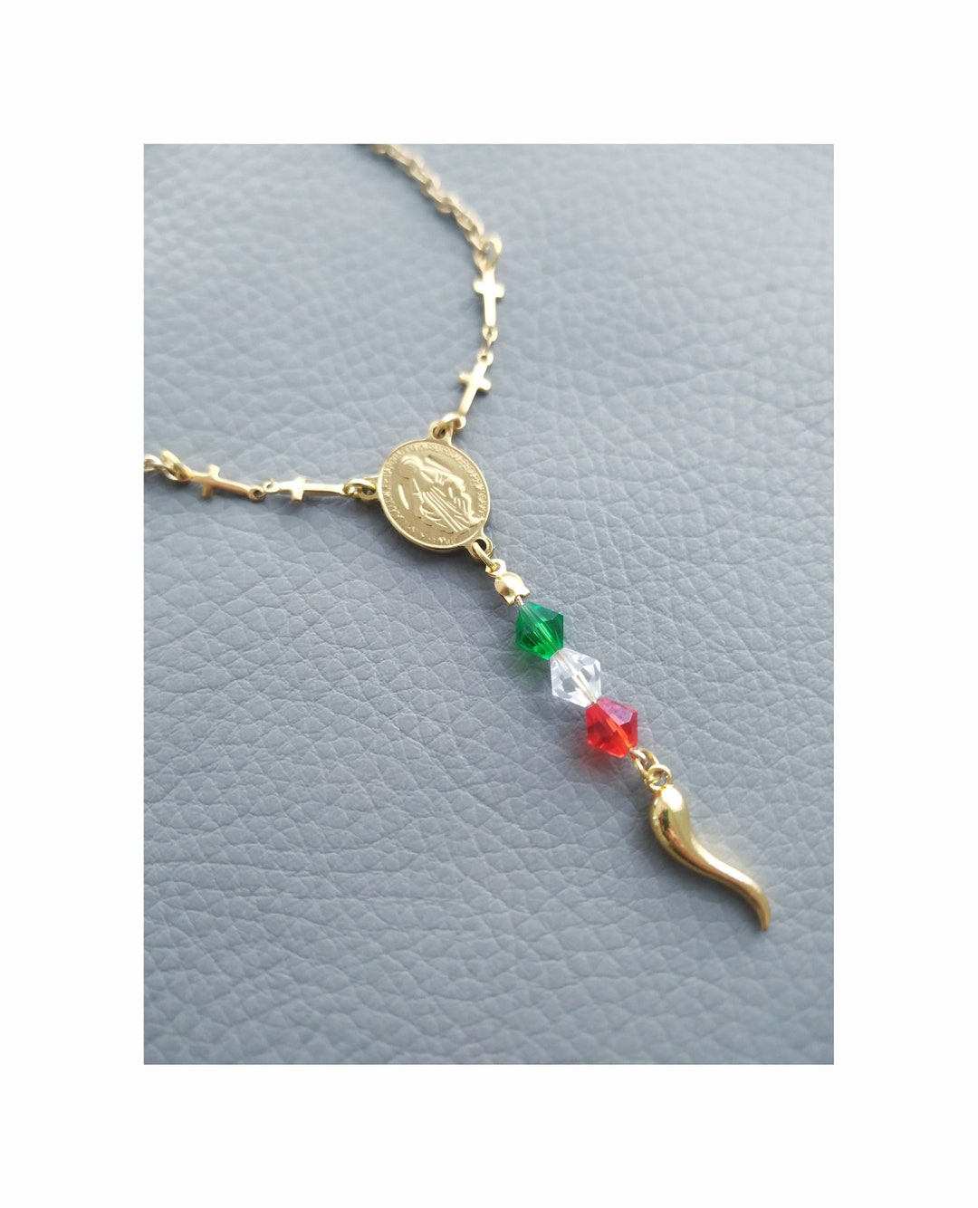 Italian Horn Car Rosary Etsy