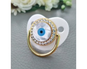 Fancy Evil Eye Pacifier, Protection for Babies