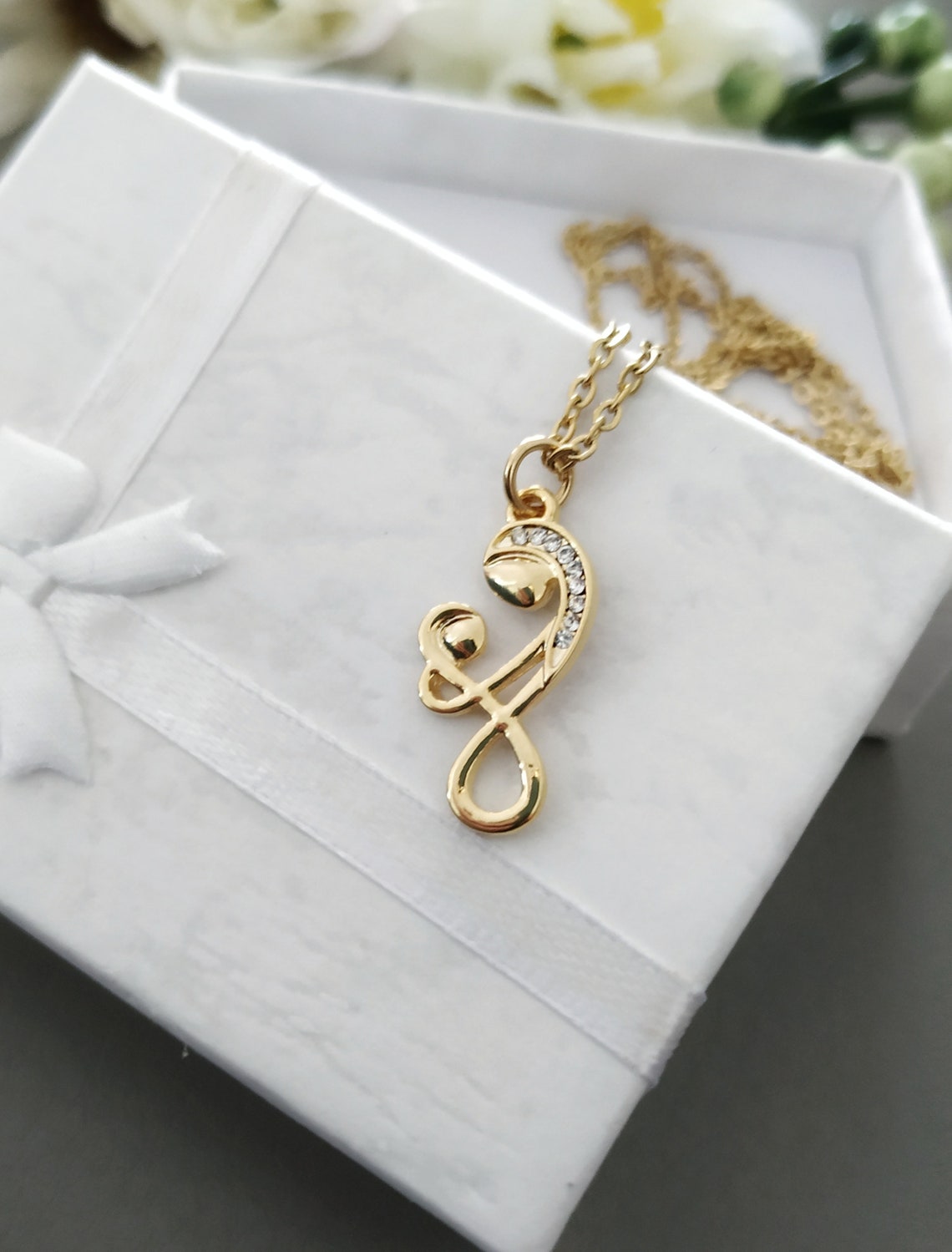 Abstract Mother Holding a Child Pendant Necklace Jewelry New Etsy