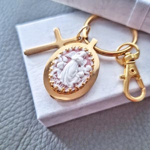 Engel Kamee Urne, Asche Keychain