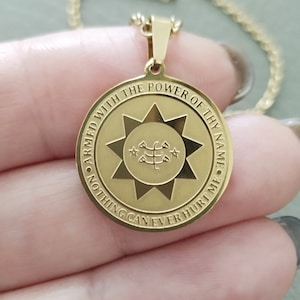 Armed with the Power of Thy Name, Baha&#39;i Prayer Medal