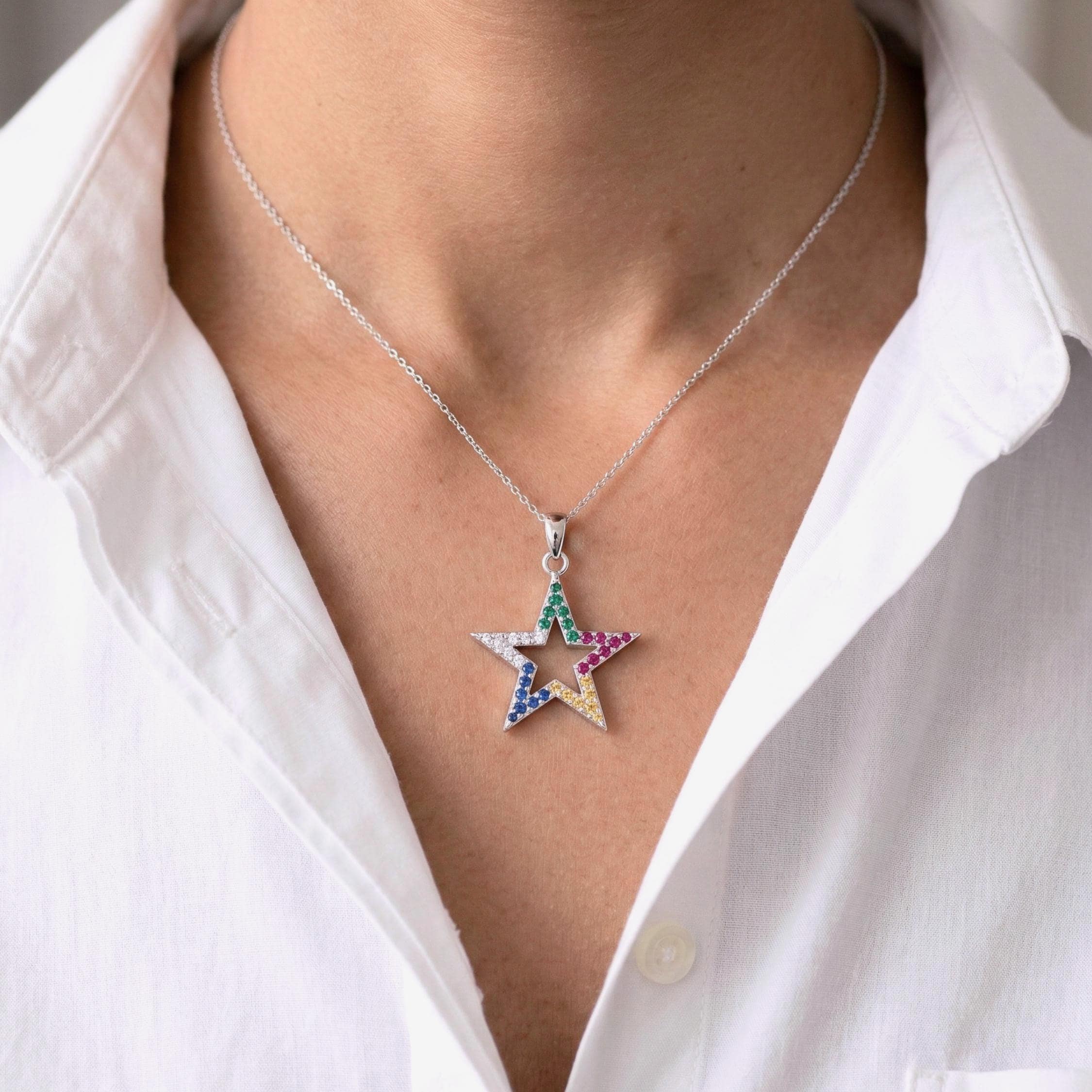 Druze Faith Star Necklace in 925 Sterling Silver - Etsy Canada
