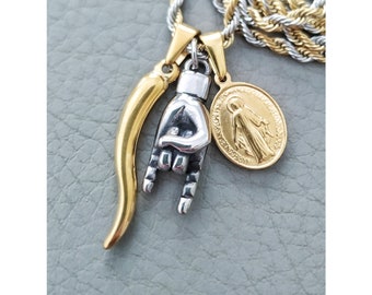 ネックレス・ペンダント MORELLATO 3402 NATURAL HORN BLACK NECKRACE NARCISO $_57.JPG?set_id=880000500F