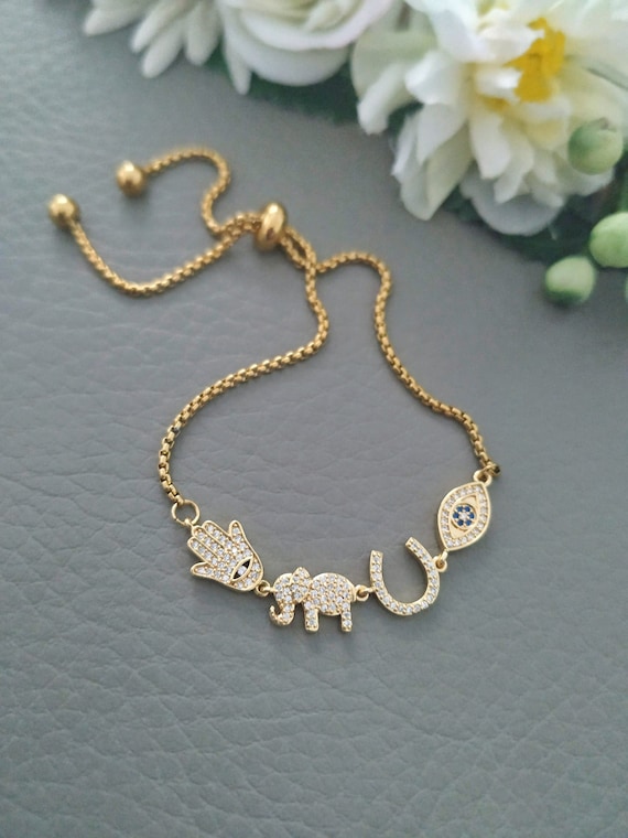 Etsy 2024 elephant bracelet