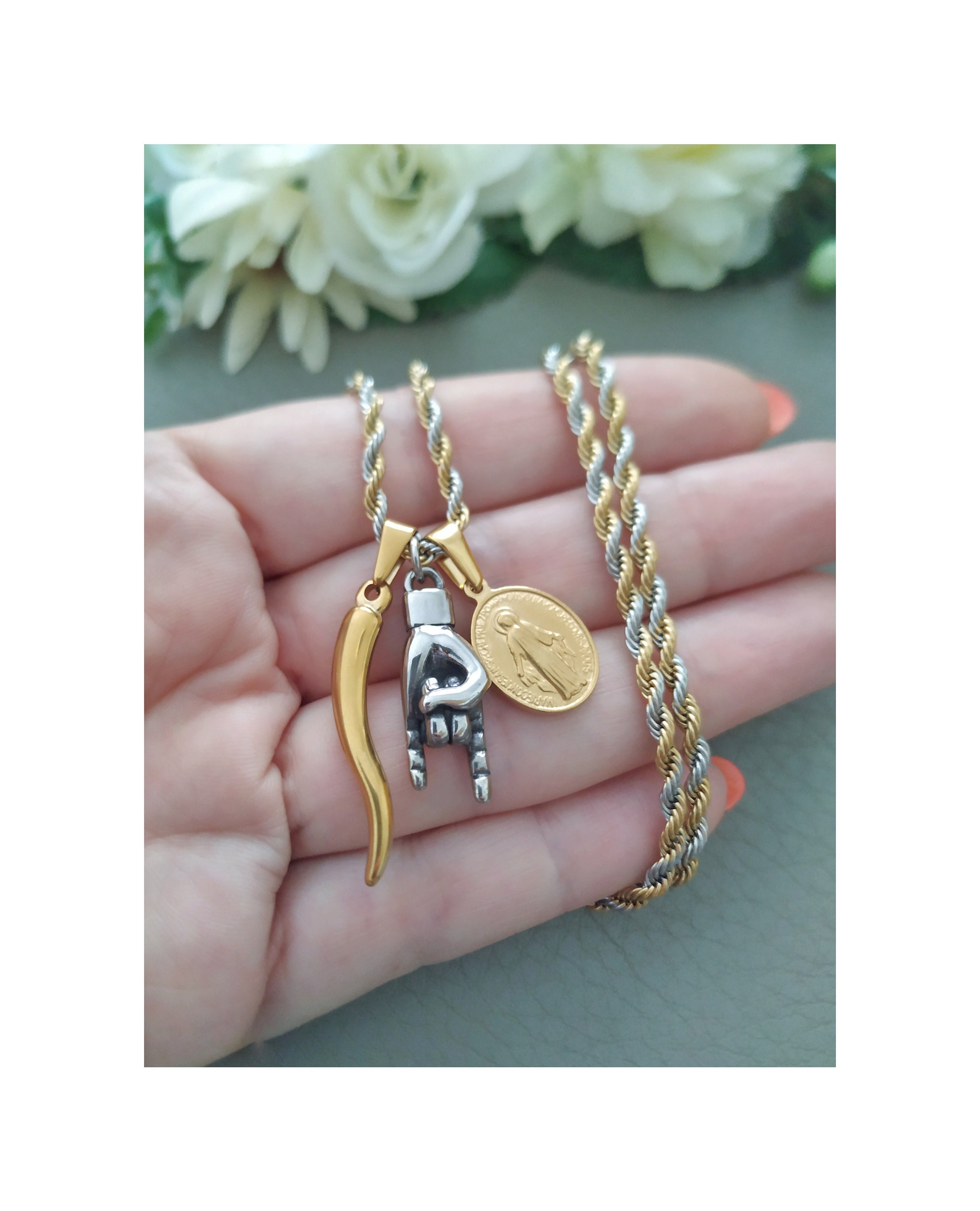 ネックレス・ペンダント MORELLATO 3402 NATURAL HORN BLACK NECKRACE NARCISO $_57.JPG?set_id=880000500F