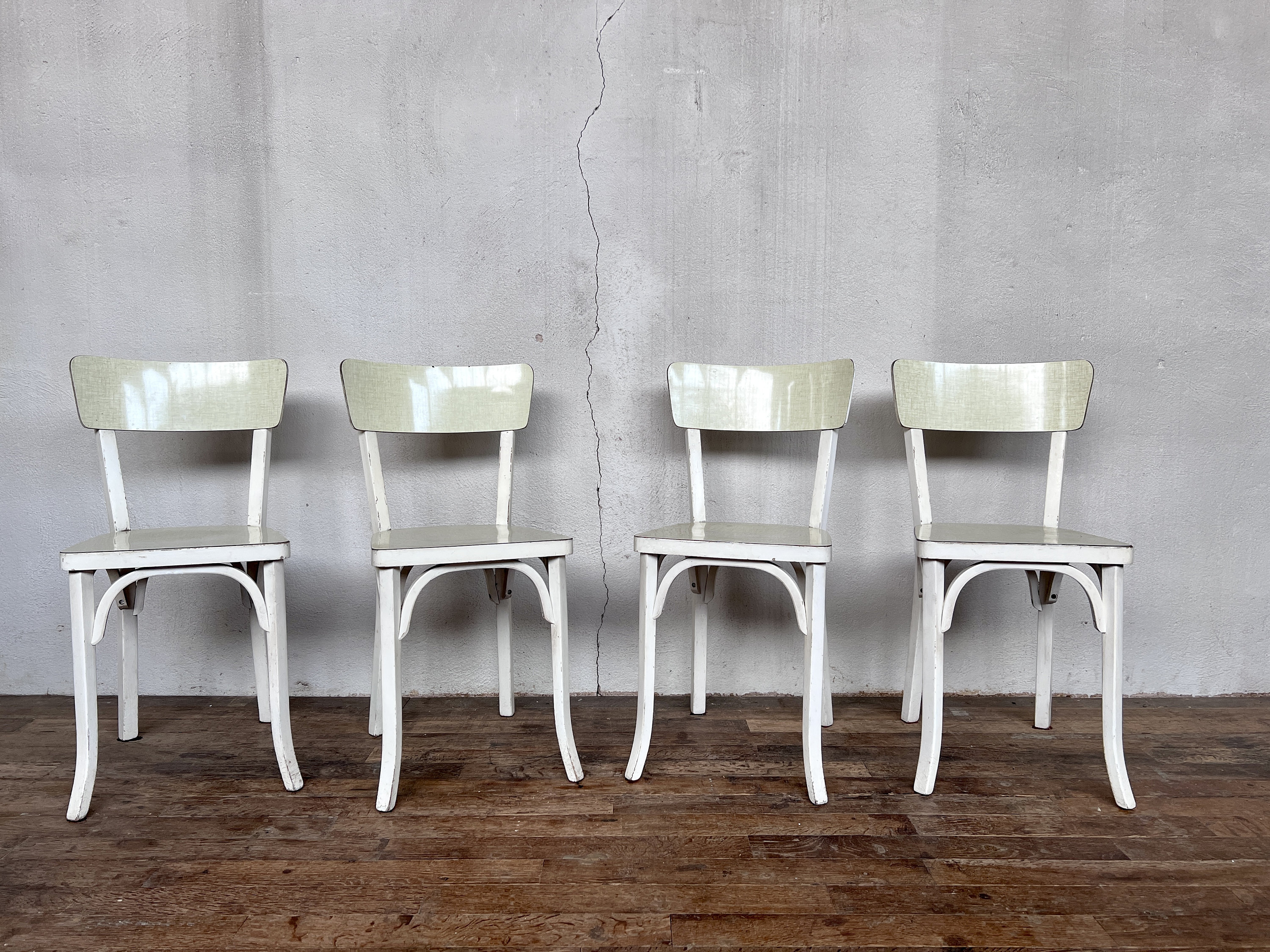 Série De 4 Chaise Baumann