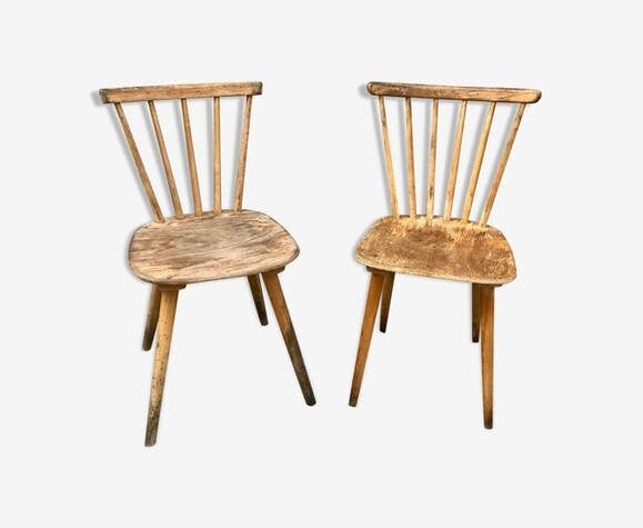Paire De Chaises Bistrot/Bohème