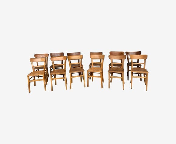 chaise bistrot En bois