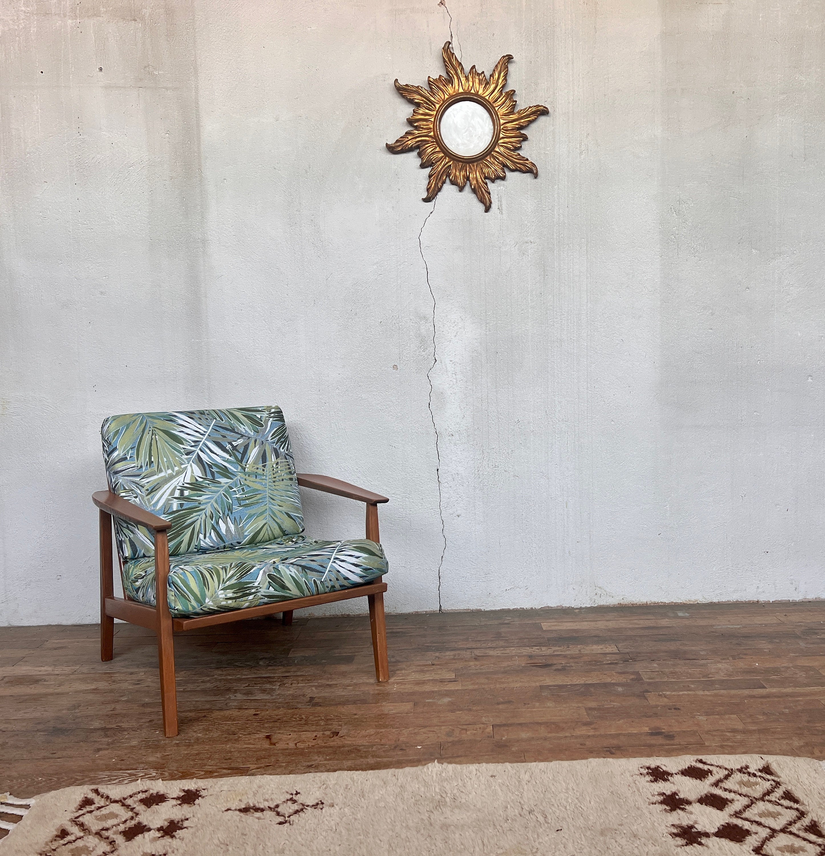 Mid Century Modern fauteuil/Ch