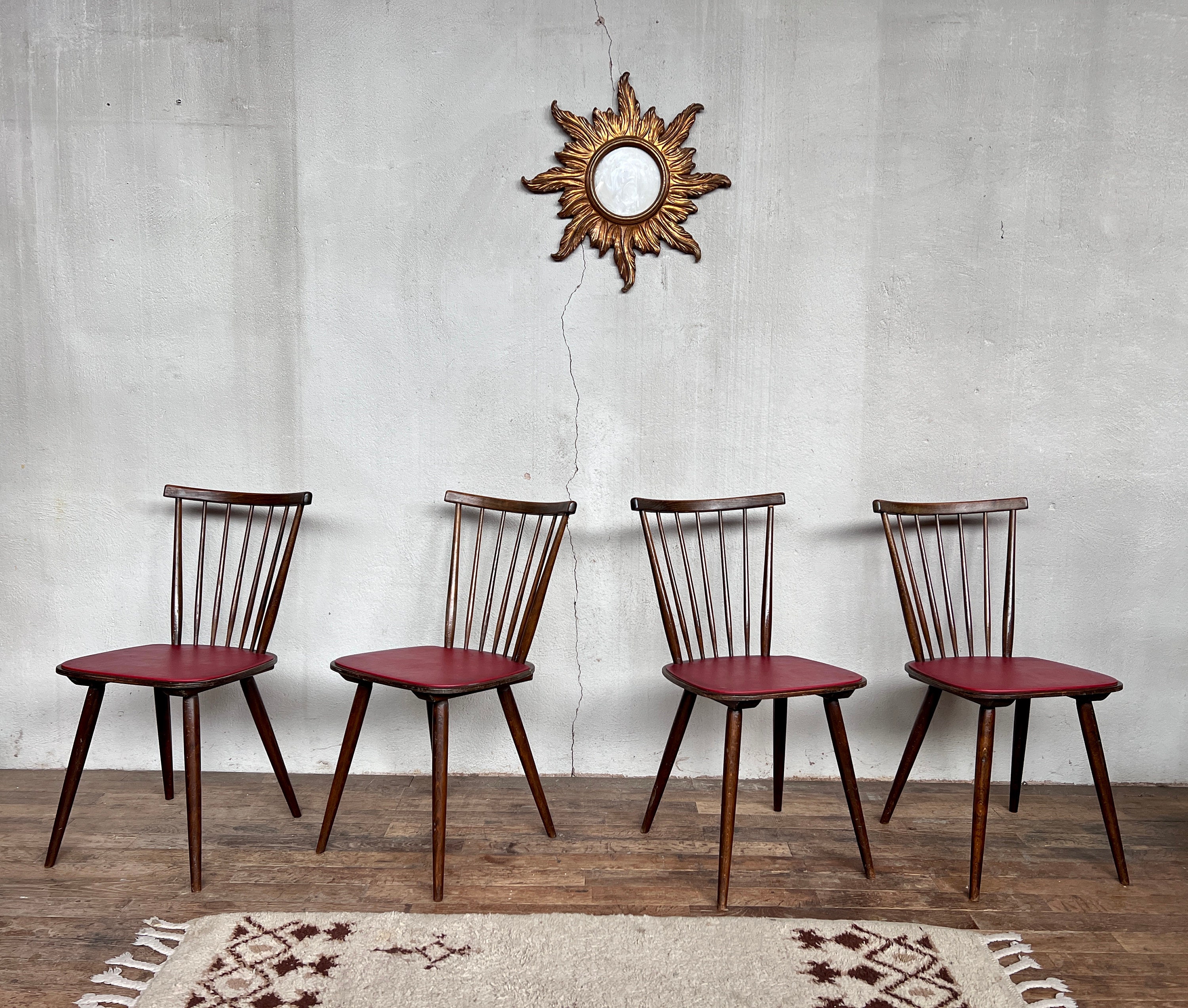 Série De 4 Chaises Bistrot