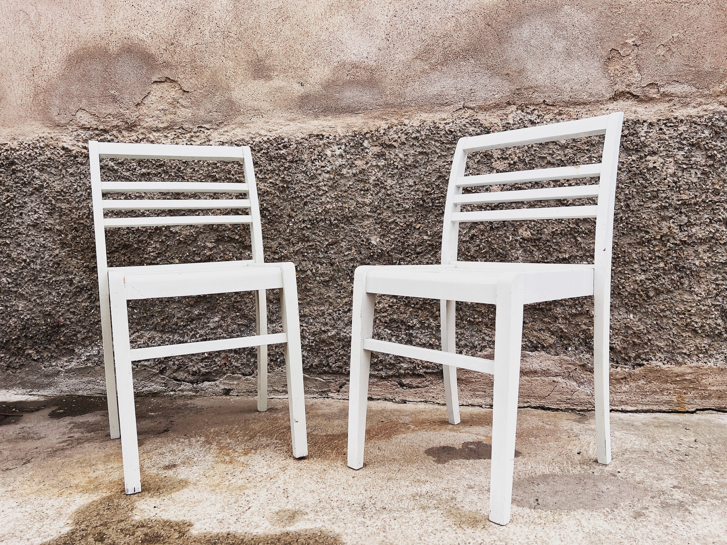 Paire De chaises Reconstruction