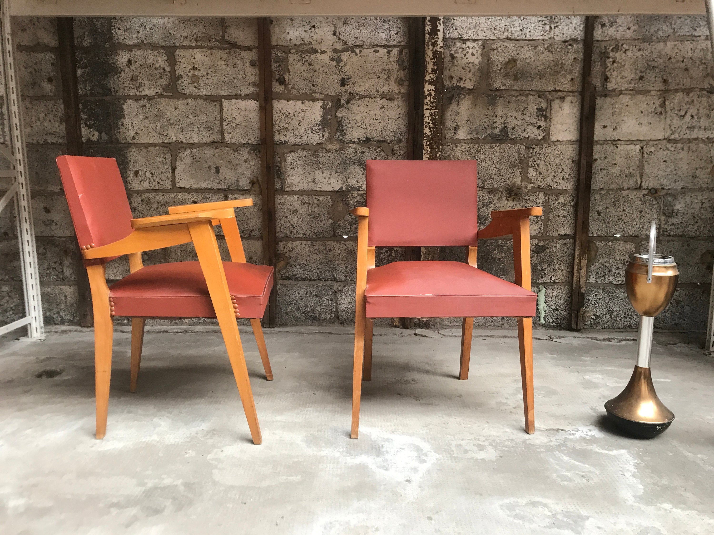 Paire De Fauteuil Bridge