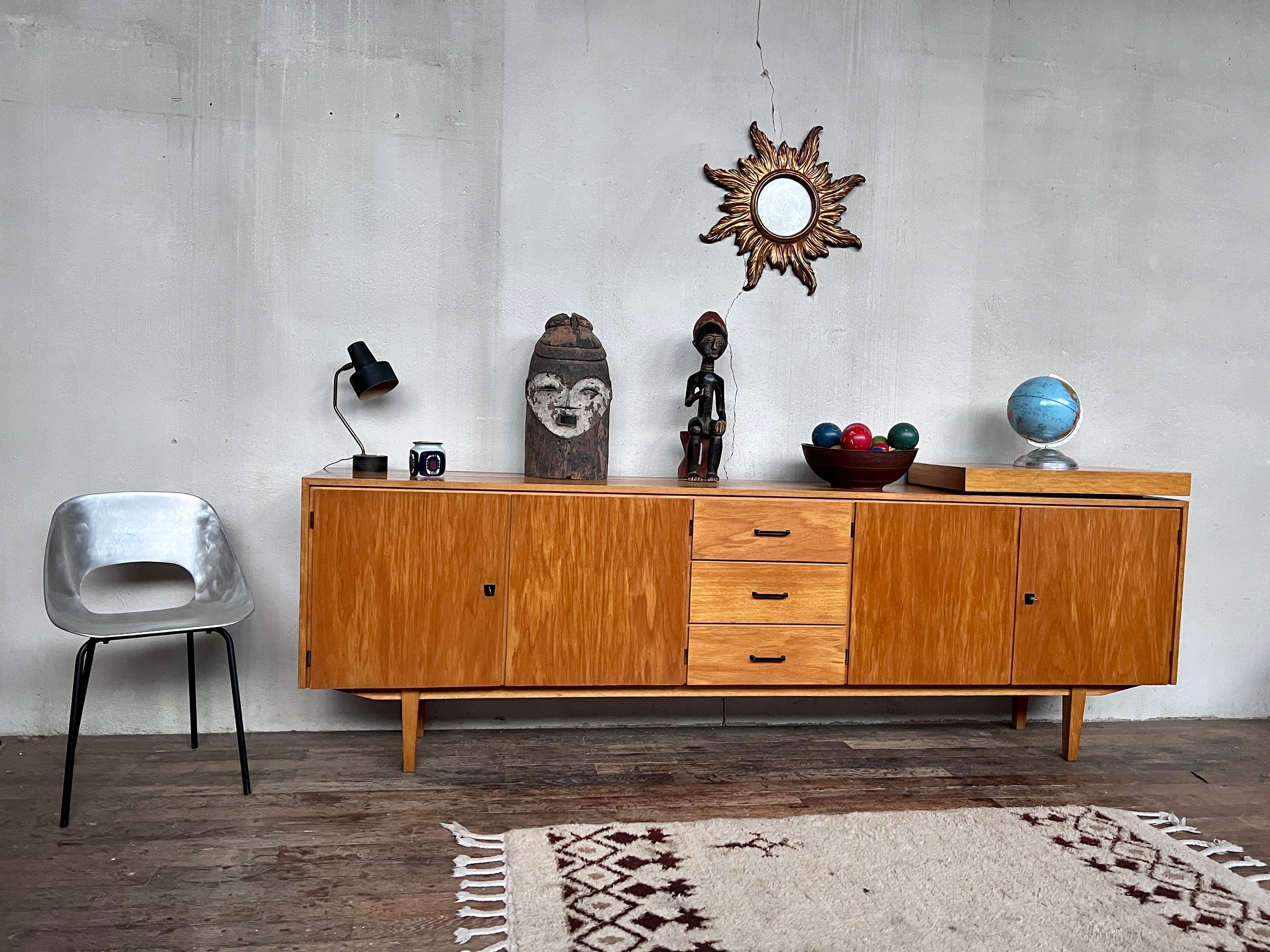 Enfilade Bahut Meuble Tv/Hifi Vintage - 50/60 Scandinave