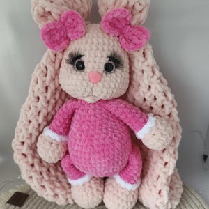 Handmade Crochet Bunny Plush Soft Toy