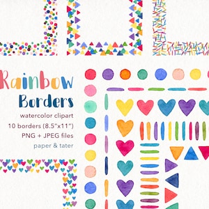 AFSCHEIDSUITVERKOOP - clipart-afbeeldingen aquarel regenboogranden, kleurrijke regenbooglijst, regenboograndsjabloon, klasregenbogen, regenboog png PNGEgg