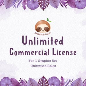 SALDI DI ADDIO - Licenza commerciale illimitata - Licenza per utilizzare UN set di clipart grafiche negli articoli in vendita