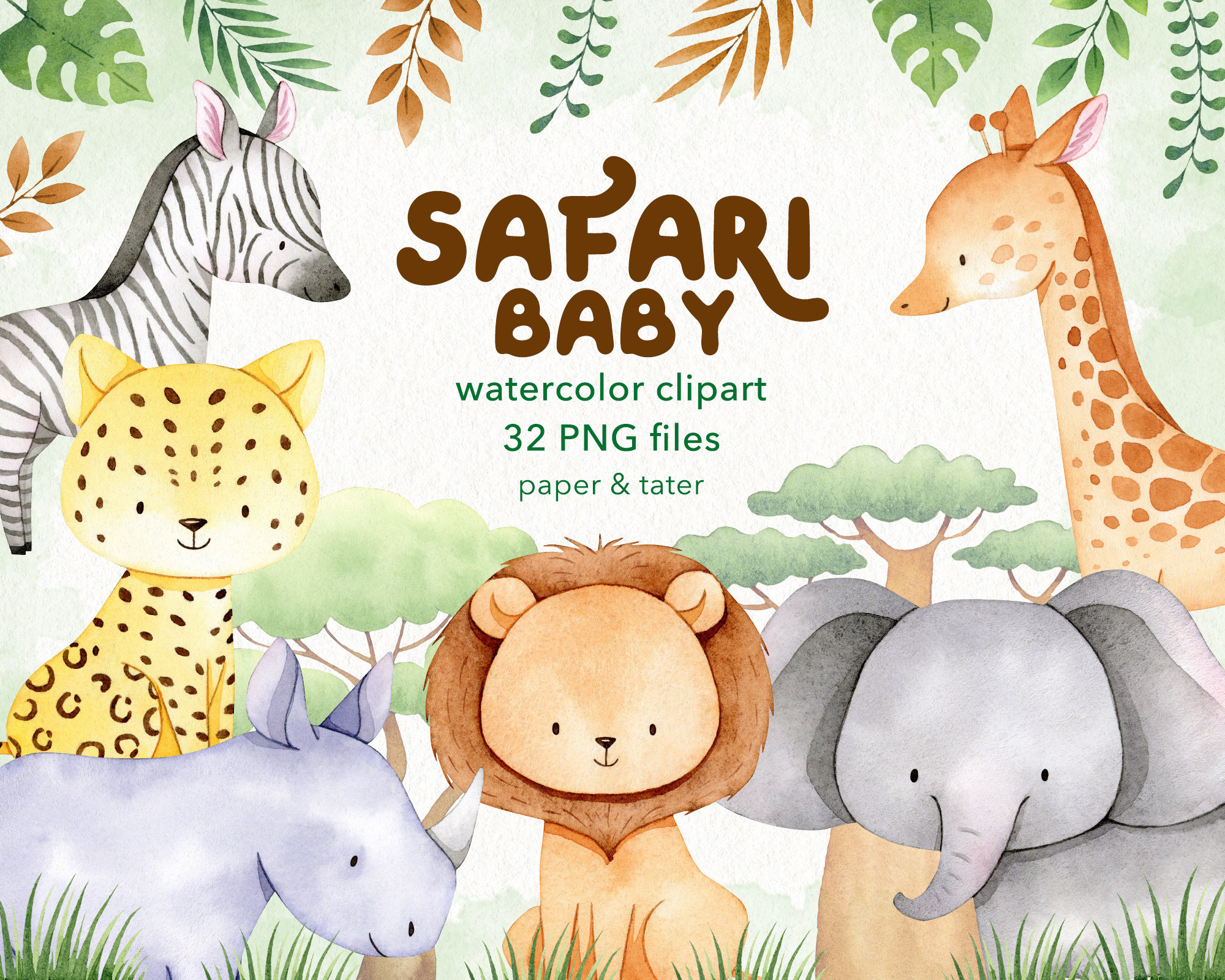 Aquarelle Safari Bebe Animaux Clipart Graphiques Animaux Etsy France Aquarelle Safari Bebe Animaux Clipart Graphiques Animaux Etsy France