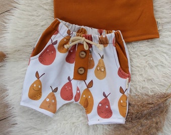 Shorts Pumphose, Sommershorts, Baby-kleinkind, Sommerpants, Sommerhose, Babypants, Babyhosen, Pants, Short, handmade Pants,