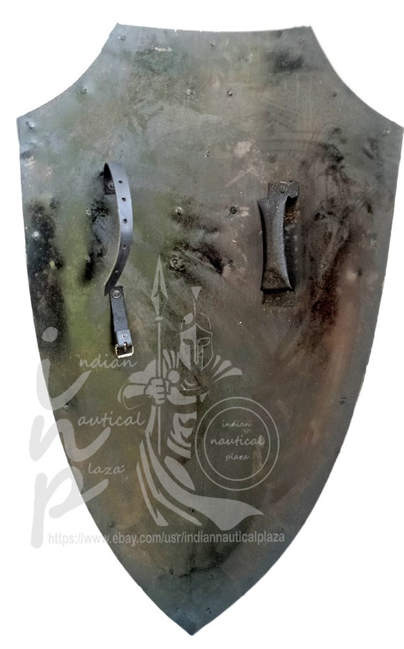Details about    Medieval Hand forged Gothic layered steel cross battle armor Shield 