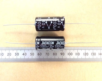 Axial Electrolytic Aluminium PSU Reservoir Capacitor 2200uF 40V And 3300uF 35V