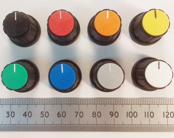 Control Knob 19mm Movable Pointer Cap 6mm Metric D Shaft K21 D60