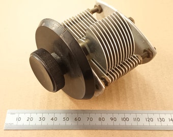 440pF High Voltage Variable Capacitor Air Spaced for Crystal Sets, Radio Projects, or Loop Antennas Large Knob