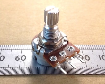 Reverse Logarithmic Potentiometer Splined Shaft Conductive Plastic C BIS