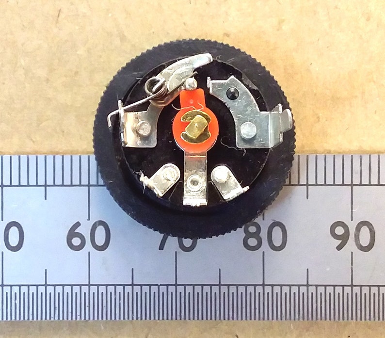 Volume Control Potentiometer Switched 21mm Black Thumbwheel Knob 5K Etsy