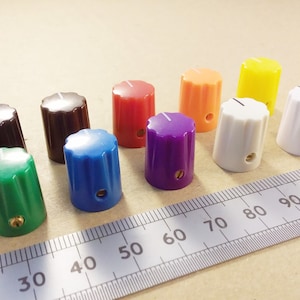 13mm Control Knob for 0.25&quot; Round or 6mm Splined Shafts 1900h