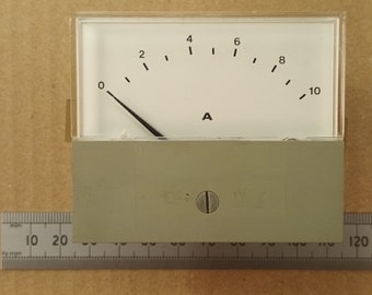100uA Moving Coil Meter With 10A Scale 72mm Width 0.1mA