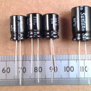 Condensateurs électrolytiques bipolaires non polaires NP réversibles différentes valeurs