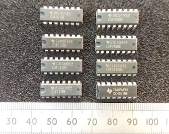 4000 Series CMOS Logic IC Dil Chips Texas Instruments