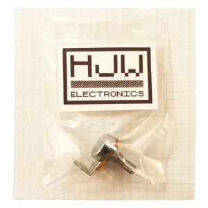 Audio Volume Potentiometer Vertical PCB Mount Splined T18 Shaft Log Pot 16mm Logarithmic A VT18