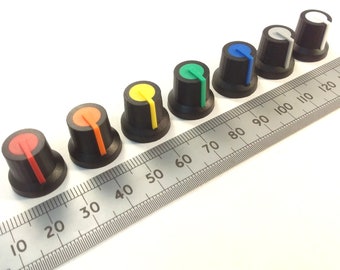 Control Knob for 6mm T18 Splined Shaft Pots With Indicator Line K87MAR