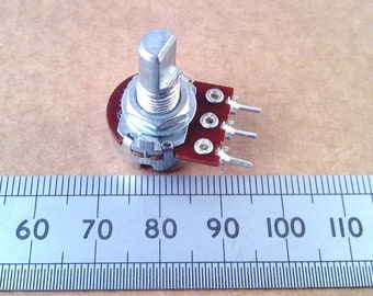 6mm Flatted Shaft Potentiometer Linear Control Pot B D