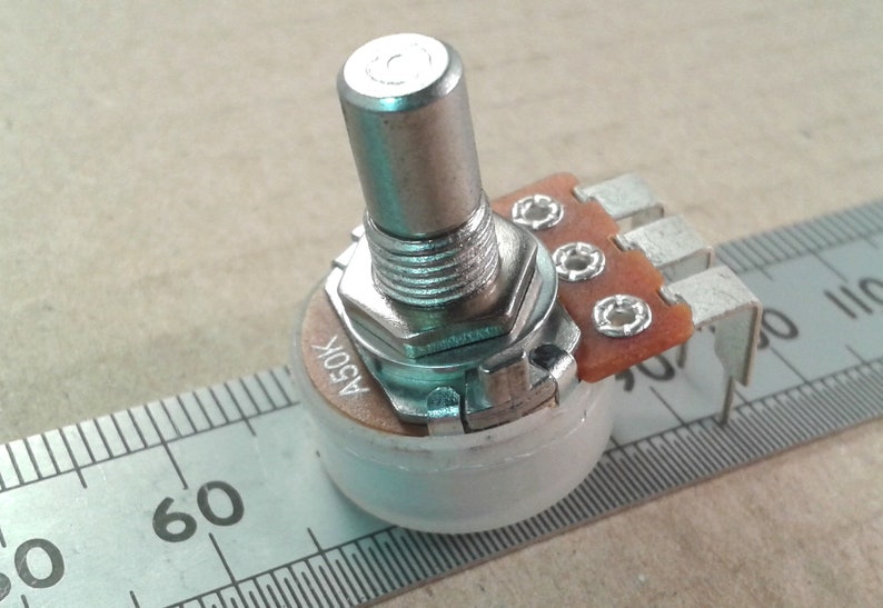 Audio Potentiometer PCB Vertical Mount 6.0mm Round Shaft Pot - Etsy