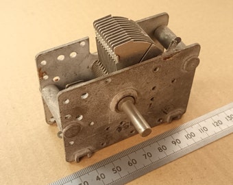 600pF Variable Capacitor Air Spaced for Crystal Sets, Radio Projects, or Loop Antennas